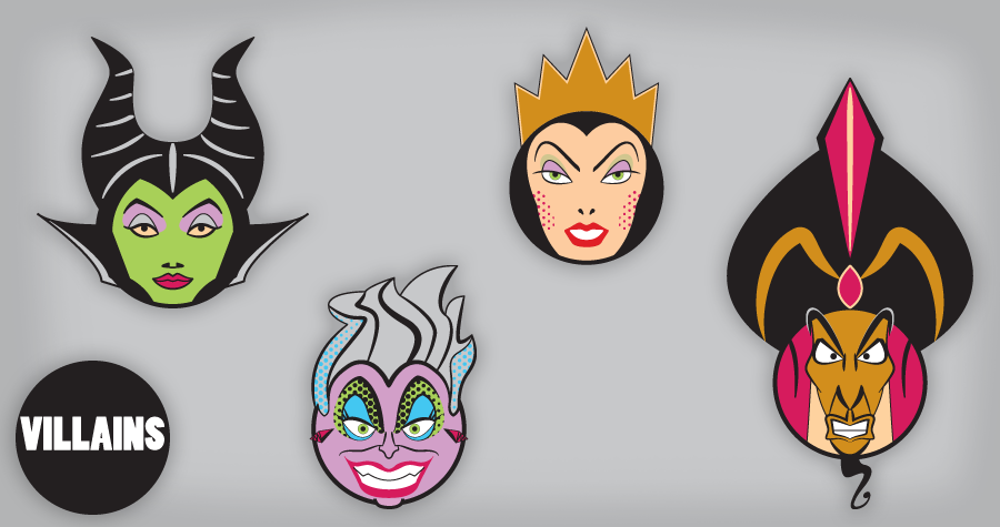 Disney Villains (Threadless) 1/2